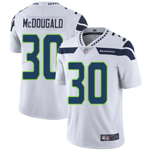 Seattle Seahawks Limited White Men Bradley McDougald Road Jersey NFL Football #30 Vapor Untouchable